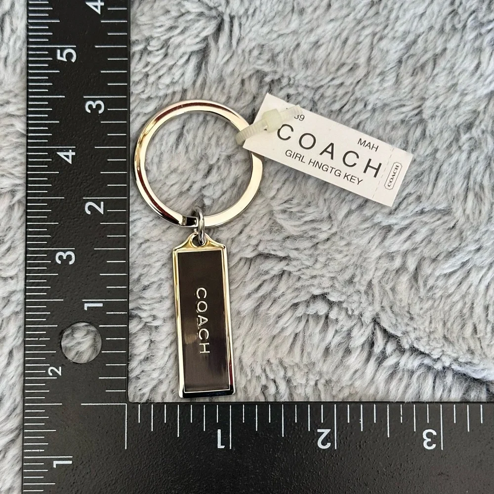 Coach Girlie Hangtag Keychain NIB